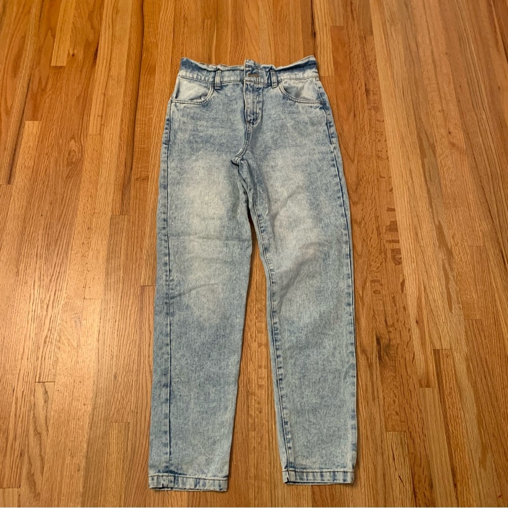 Refuge High Waist Paperbag Mom Jeans Size Small Women’s Small 26”-28”